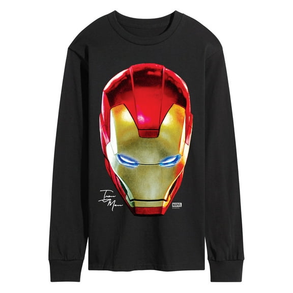 Marvel Iron Man - Portrait Oversized - Men's Long Sleeve Graphic T-Shirt