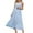 Light Blue, variant on ameIAEA Maternity Maxi Dress Summer Square Neck Sleeveless Flowy Dress Baby Shower Photoshoot