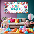 thumbnail image 7 of Colorful Design Banner Donut Theme Decorative Backdrop for Birthday Celebration Party Decoration Fun Event, 7 of 7