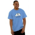 thumbnail image 3 of Ice Pond Hockey Player Falling Men's Big & Tall Crewneck Graphic Tee Brisco Brands 2X, 3 of 5