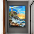 thumbnail image 3 of Hilo Algodón Bordado Punto Cruz Impreso 16CT Faro Marino 45x60cm, 3 of 9