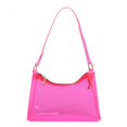 thumbnail image 2 of Candy Color Jelly Bag for Storage 1Pcs Single Shoulder Pink Handbag, 2 of 3