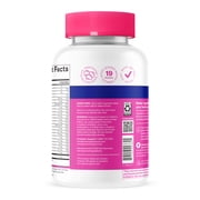 SmartyPants Teen Girl Multivitamin Gummies, Teen Vitamins with Biotin to Maintain Healthy Hair, Skin & Nails, Vitamins D3, B12 & Folate, 19 Nutrients, 60 Count