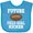 Turquoise, variant on Inktastic Football Future Field Goal Kicker Boys Baby Bib