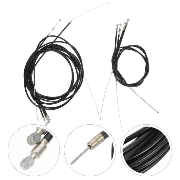 GOOHOCHY 4 Sets of Mountain Bike Brake Cables Professional Bicycles Brake Lines Front Brake Cables