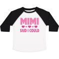 thumbnail image 3 of Inktastic Mimi Said Could Funny Granddaughter Girls Toddler T-Shirt, 3 of 5
