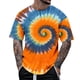 thumbnail image 2 of RKSTN Tie Dye T Shirts for Men Oversized Crew Neck Cotton Short Sleeve Shirts Pullover Top Mens Casual Round Neck Plus Size Loose Fits Comfy Summer Tee Shirts, 2 of 5