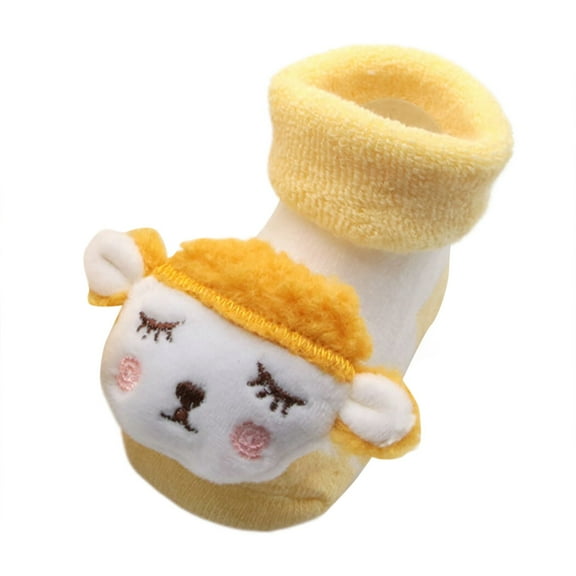 REDARER Baby Princess Socks with Bells - Soft Non- Grip, Cute Fashionable Walking Socks for Toddler Girls & Boys