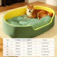 thumbnail image 1 of Big Bed Pet Sleeping Bes Large Dogs Accessories Pet Items Pet Medium Waterproof Cushion Mat Supplies Kennel Products Home Garden ShopWise Round, 1 of 13