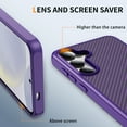 thumbnail image 4 of Allytechgroup Slim Carbon Fiber Textured Phone Case for Samsung Galaxy S24+ Plus, Shockproof Protection, Soft Edge Full Body Cover with Raised Lip for Screen and Camera Anti-Scratch Back Cover, 4 of 8