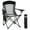 Gray, variant on Sophia & William Oversized Camping Chair Portable Mesh Folding Chair with Cup Holder Supports up to 450Lbs for Outdoor, Fishing, Beach, Backyard, Red