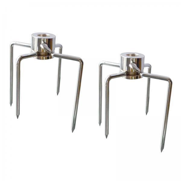 2x 2PCS Tenedor de , multifuncional Acero inoxidable escupe Tenedor de carbón de pollo herramienta para Zulema Tanquillas de pollo de Rotisserie