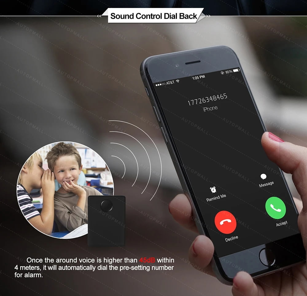 Mini Spy N9 Audio Monitor Listening Surveillance GPS Tracker Listening Audio Surveillance Device