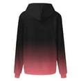 thumbnail image 5 of Jinhomg Oversized Casual Sweatshirts for Women 2026 Trendy Gradient Color Hoodie Plus Size Long Sleeve Casual Loose Pullovers with Kangaroo Pocket Pink XXL, 5 of 6