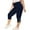Navy, variant on Amvlyk Capri Pants for Women Plus Size Qiuck Dry Soft Breathable Yoga Pants with Pockets Workout Capri Leggings Stretchy Lightweight Running Jogger Pant for Summer Activewear Gym Yoga