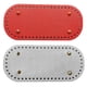 thumbnail image 1 of 2 piezas de almohadillas inferiores para bolsas hechas a mano, para hacer tú mismo, para tejer a ganchillo. Plata + rojo, 1 of 8