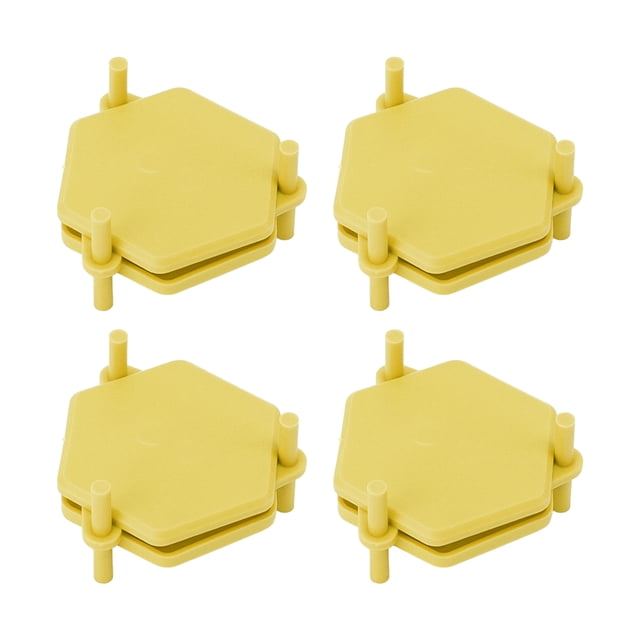 Posavasos Hexagonales, 4 Posavasos Ajustables De ABS Con Portavasos Para Bebidas, Taza De Café, Copa De Vino, Taza De Cerveza Y Objetos Pequeños