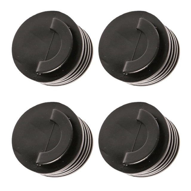 4 tapones de goma para imbornales de kayak, repuesto marino, impermeables L