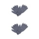 thumbnail image 4 of Guardurnaity 1 par de guantes de invierno para mujer, tejido artesanal, cubierta de mano, accesorio de ropa, cubiertas para los dedos, guante de gris claro 2piezas, 4 of 6