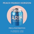 thumbnail image 4 of ARIH Dual Biotic Soda, Functional Prebiotic and Postbiotic Soda, Low Sugar, Peach Mango Horizon, 12 fl oz, 4 Pack, 4 of 8