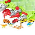 Kid Connection Dinosaur Vehicle Transporter Play Set, 18 Pieces