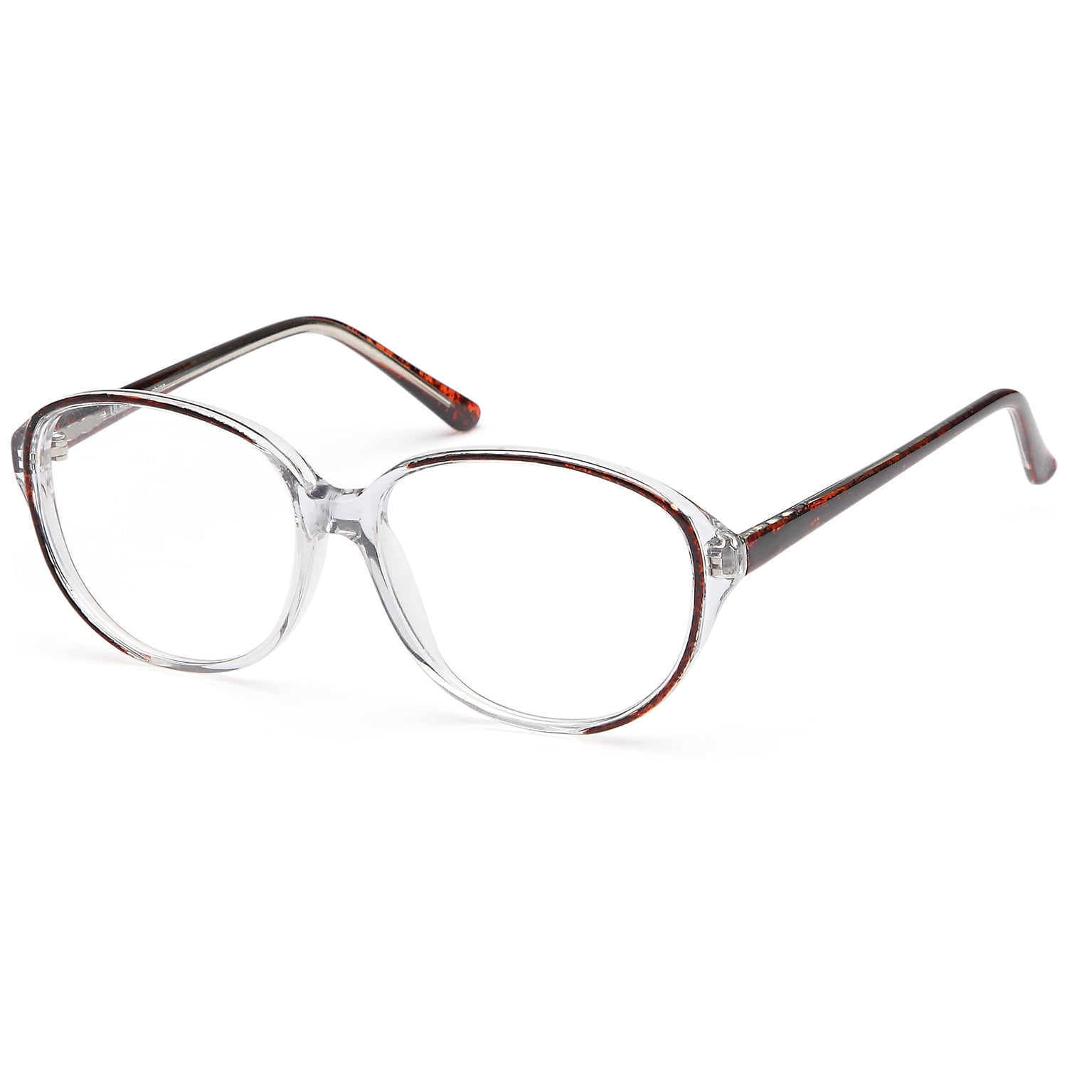 Women's Eyeglasses 54 18 140 Brown Plastic