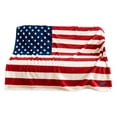 thumbnail image 2 of American Flag Blanket Throw – Patriotic USA Stars and Stripes Blanket, Soft Plush Fleece, Lightweight Cozy Couch Bed Throw, 4th of July Decorations, Independence Day Gift for Adults, 39.3x78.7 Inch, 2 of 9