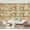Color 3, variant on Wall Mural Peel and Stick Vintage Bookshelf Soft Pastel Flowers Rustic Green Self-Adhesive Wallpaper Removable Wall Decal Wall Sticker Home Decor for Living Room Bedroom 69"x96"