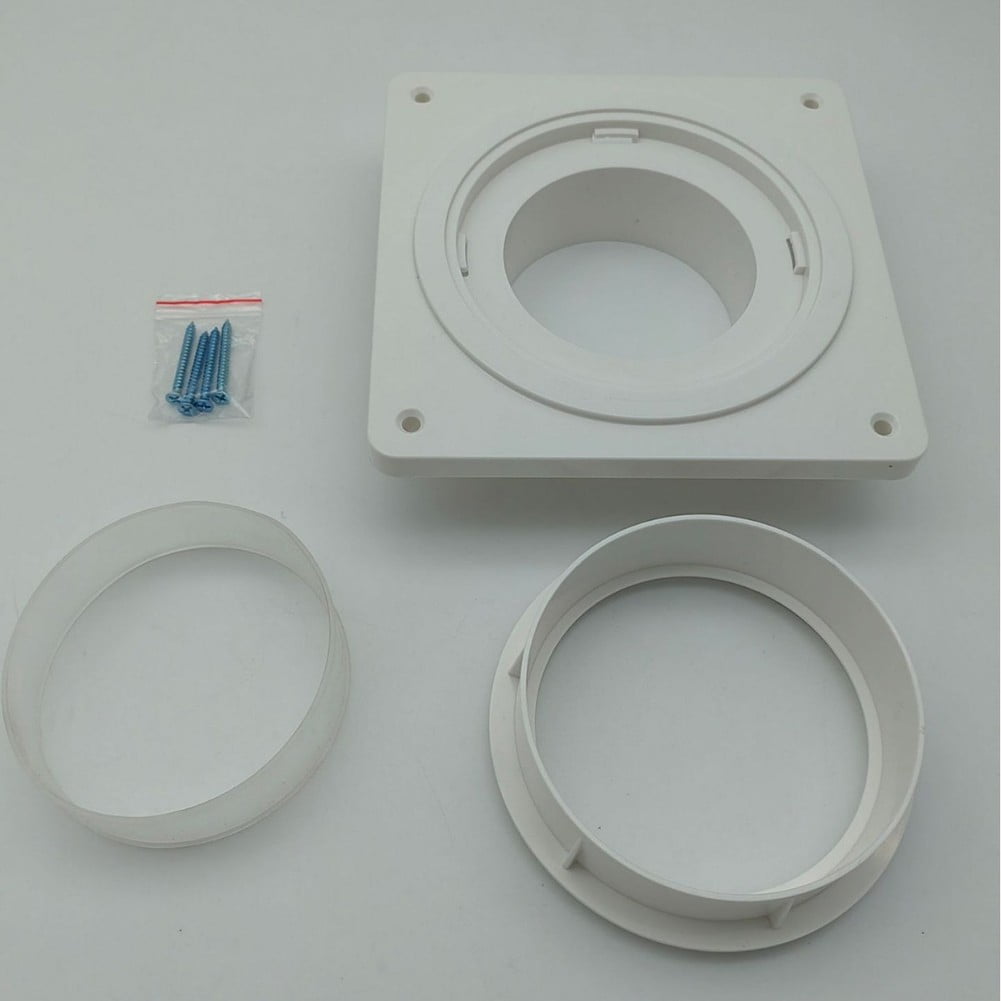 Quick Connect Dryer Vent Kit Wall Plate for Secure Ventilation Connection