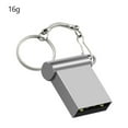 thumbnail image 1 of serony Mini Disque U USB 2.0 Clé USB Haute Vitesse Disque Flash Portable pour Ordinateur, Argent, 16G, 1 of 7