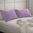 thumbnail image 3 of PiccoCasa 2 Packs Pillowcases Soft 1800 Microfiber Pillow Shams with No Zipper, Queen Lavender, 3 of 7