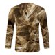 thumbnail image 4 of Tops de hombre Camiseta estampada vintage Blusa informal de manga larga popular personalizada Pompotops oipoqjl1663, 4 of 5