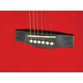 thumbnail image 4 of Indiana Madison Acoustic/Electric Guitar - Red, 4 of 8