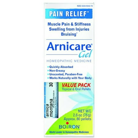 Boiron Arnicare Arnica Gel 2,60 oz Value Pack avec le tube bleu (paquet de 6)