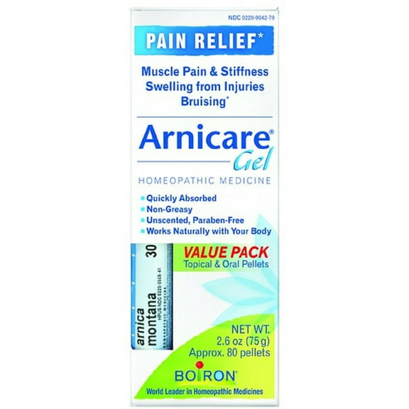 Boiron Arnicare Arnica Gel 2.60 oz Value Pack With Blue Tube (Pack of 2)