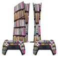 thumbnail image 2 of Bookworm Antique Book Library, Vintage Book Shelf PS5/PS5 Pro/PS5 Slim Digital Disc Skin Sticker For Console And Controller Skins, 2 of 7