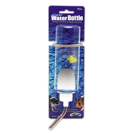 Super Pet Crittertrail Water Bottle - Super Pet-Clear Water Bottle- Clear 8 Oz