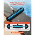 thumbnail image 3 of VEVOR Pool Brush Head, 20 Inch Scrub Brushes with Nylon Bristles and Aluminum Pole Connector, Heavy Duty Curved Brush Head for Cleaning Inground/Above Ground Swimming Pool Walls, Pole Not Included, 3 of 9