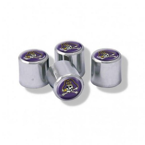 Wincraft 1493451997 East Carolina Pirates Valve Stem Caps - Set of 4
