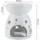 thumbnail image 3 of Juego de 2 quemadores de velas Zhivalor quemador de aceite esencial blanco lechoso, 3 of 6