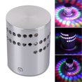 thumbnail image 2 of RYRDWP Colorful RGB Spiral Hole Silver Aluminum LED Wall Light Surface Install, 2 of 7
