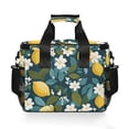 thumbnail image 7 of FORMRS Insulated Cooler Bag 24 Cans Capacity Soft Leakproof Lunch Box with Side Pockets, Green Lemon Leaves, 7 of 7