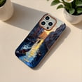 thumbnail image 4 of SKLYDDI Multicolor Painterly Venice for iPhone 11 Pro Max Case - Gondolas Golden Canal Textured TPU, Aesthetic Cute, 4 of 7
