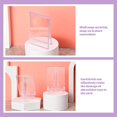thumbnail image 5 of Card Sleeves, Trading Cards Sleeves Kit - 10 Hard Plastic Covers Soft Clear Card Sleeves + 1 Display Stand, 5 of 5