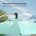 thumbnail image 5 of COSIEST 9ft Offset Patio Umbrella, Cantilever Hanging Outdoor Umbrella for Market, Backyard, Poolside, Garden, 5 of 8