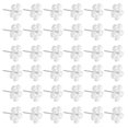 thumbnail image 1 of SHOWERORO 200Pcs Clear Flower Push Pins Plastic for Map Tacks Office Use Elegant Design, 1 of 7