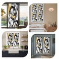 thumbnail image 7 of Black and Gold Line Window Privacy Film Abstract Art Modern Geometric Decorative Glass Window Film UV Blocking Static Cling Non-Adhesive Sticker Covering for Home Door 17.7 x 78.7 inches, 7 of 7