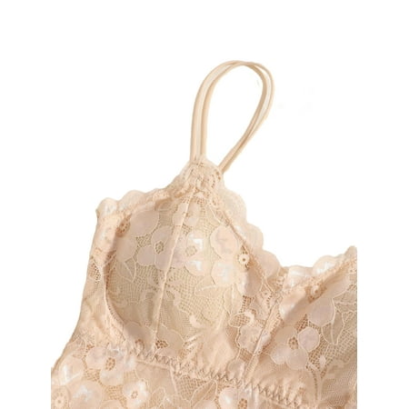 

Women Print A Piece Apricot Bras & Bralettes XL