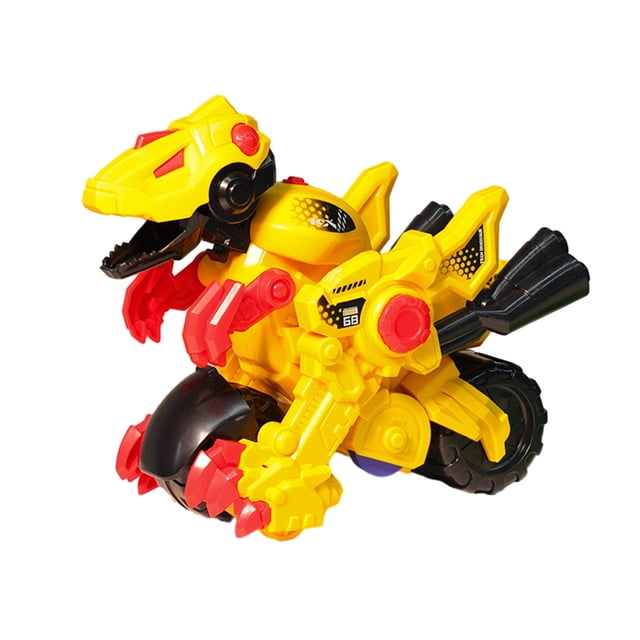 YIMWNYI Dinosaur Deformation Car, Transforming Toy, Interactive Dinosaur Toy, Shape-Shifting Vehicle, Fun Learning Experience, Educational Toy for Exploration