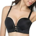 thumbnail image 2 of Vedolay Lingerie Bras Brassiere for Women Push Up Padded Unlined,Black XXL, 2 of 4